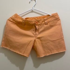 Rip Curl orange cotton shorts (sz 3)